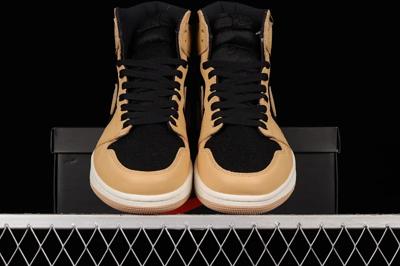 All categories Air Jordan Jordan series basketball shoes Air Jordan 1 High Air Jordan 1 "Obsidian" AJ1 Joe 1 milk brown high-top basketball shoes 555088-202